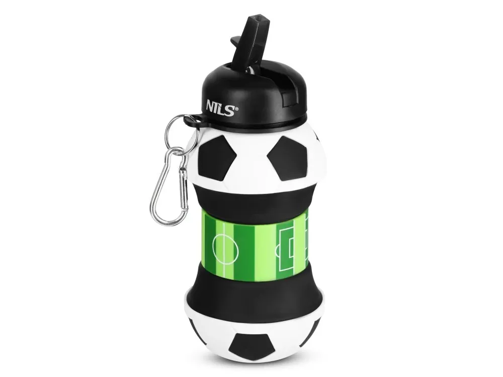 Skládací silikonová láhev NILS Camp NC4104 550ml fotbal Odeslání Ihned