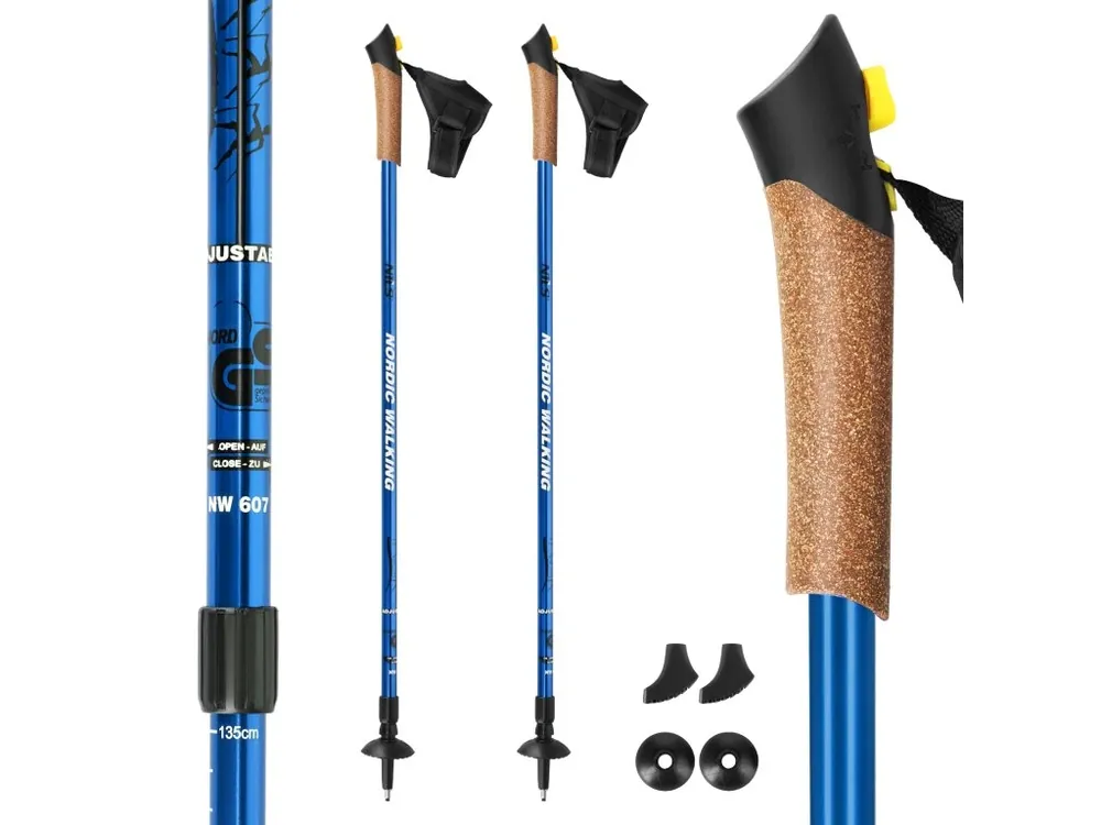 Výhodná Nabídka Nordic walking hole NILS EXTREME NW607 modré