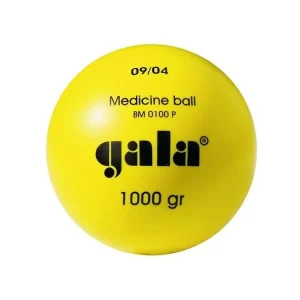 Dokud Zásoby Vydrží Míč medicinbal Gala plastový 1 kg žlutý