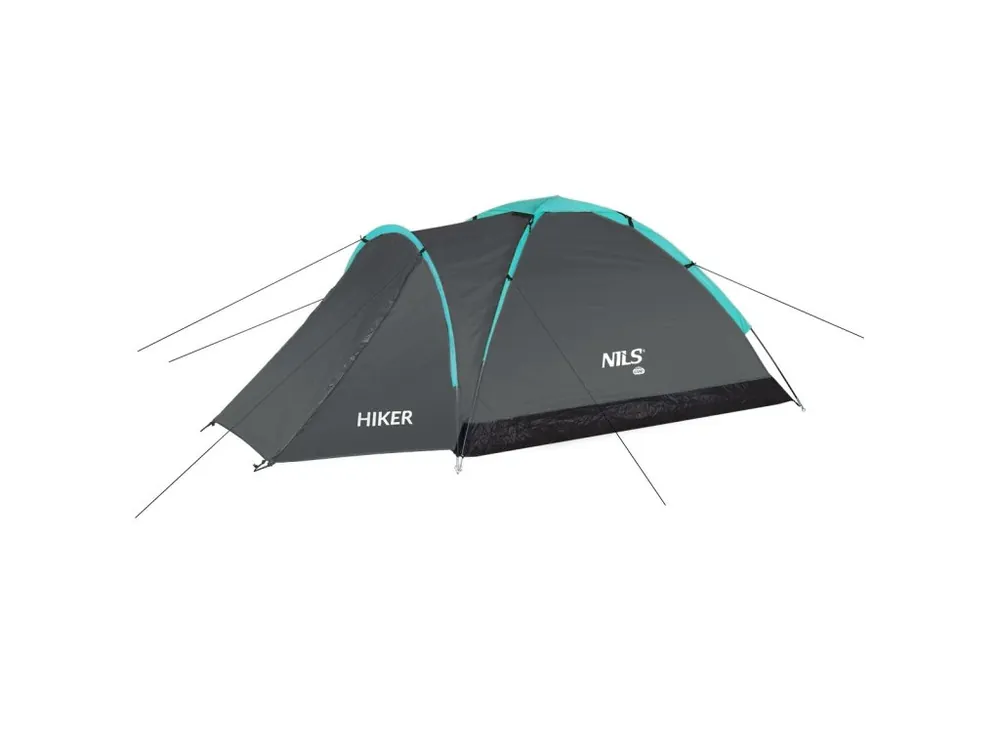 Vysoce Kvalitní Turistický stan NILS Camp NC6010 Hiker šedý