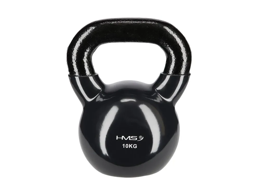 Cenová Bomba Kettlebell pokrytý vinylem HMS KNV10 10 kg, černý