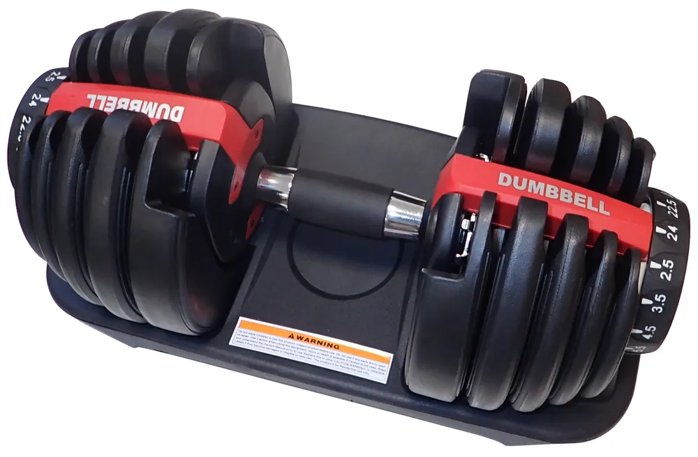 Nastavitelná jednoruční činka 15v1 hmotnost 24 kg Nejlepší Volba