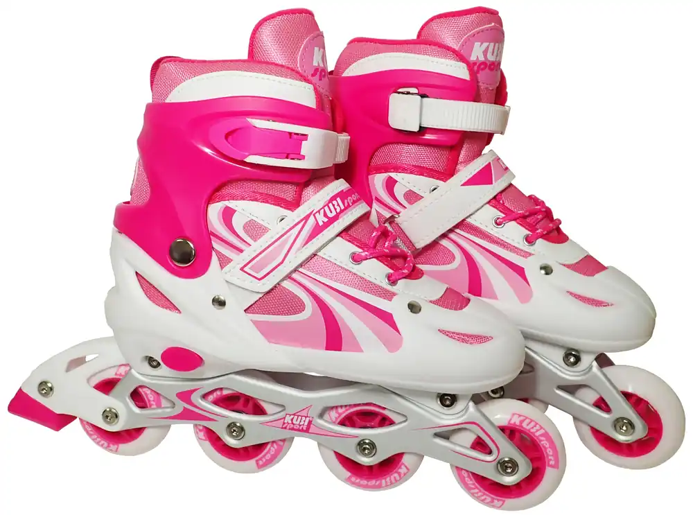 Dětské inline brusle roztahovací CS310K růžové velikost 28-32 Levný