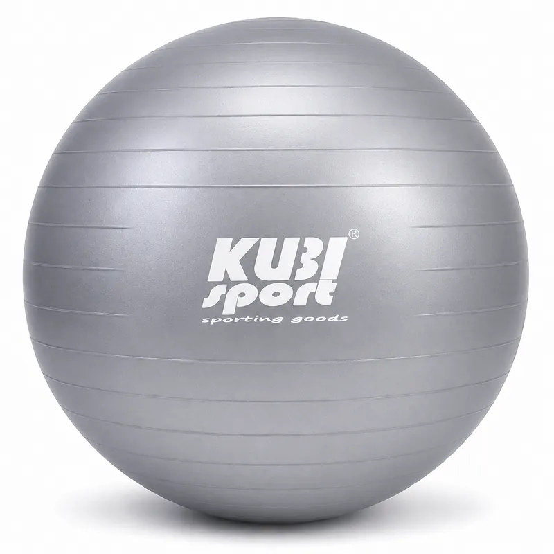 Míč gymnastický 750mm, nosnost 150 kg - šedý Výprodej