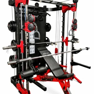 Hit Sezóny Posilovací klec s multipressem a závažím 2 x 100 kg, nosnost 1000 kg