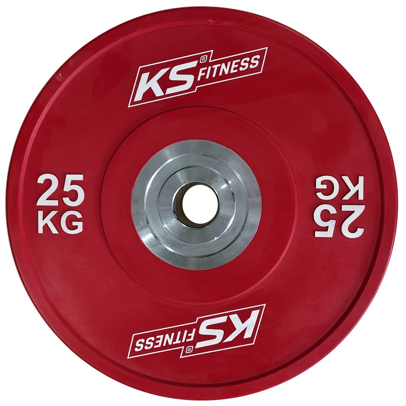 Cenový Hit Celogumový kotouč s ocelovým středem 25 kg - průměr 50 mm