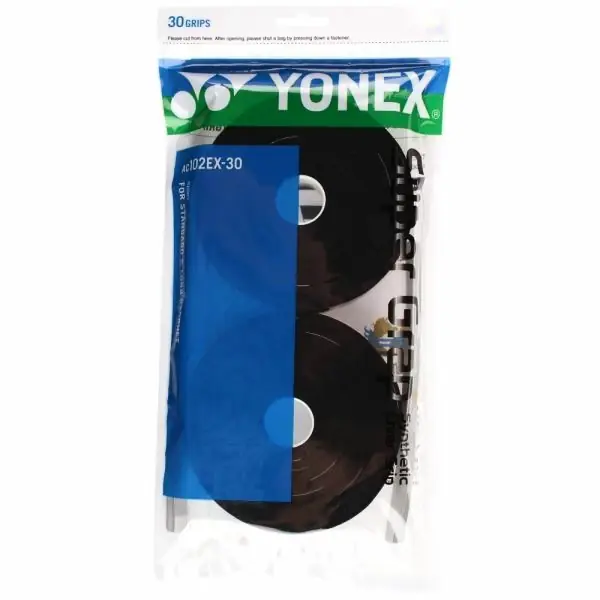 Poslední Šance Vrchní omotávka Yonex Super Grap Black (30 Pack)