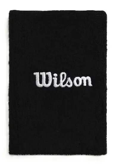 Potítka Wilson Wide Terry Wristbands Black Přímo Od Výrobce