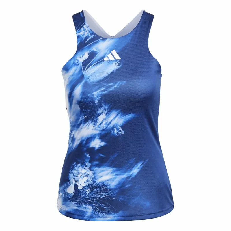 Výprodej Dámské tílko adidas Melbourne Tennis Y-Tank Top Multicolor/Blue