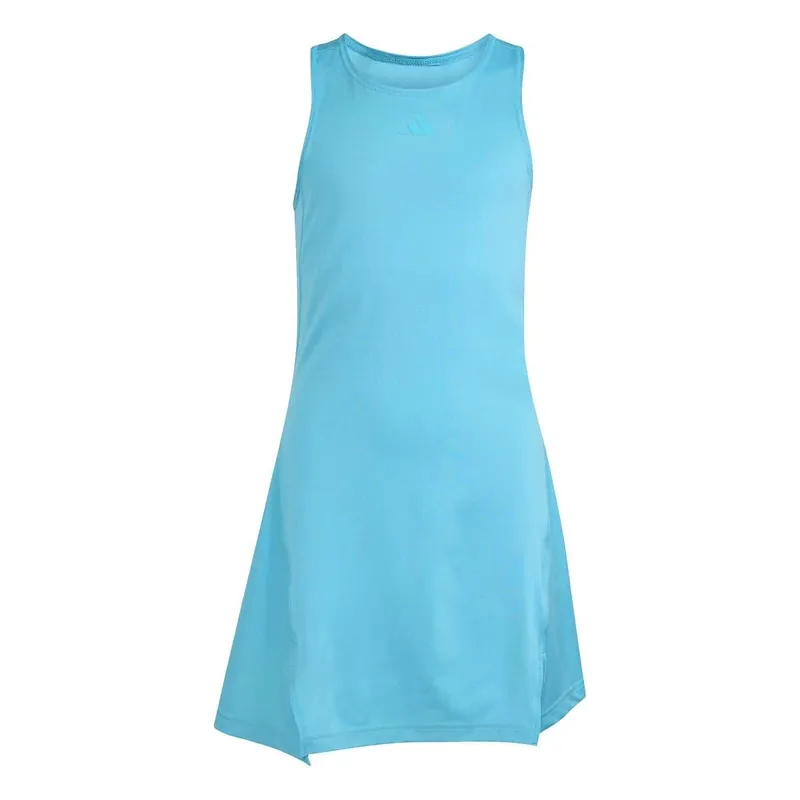 Dívčí šaty adidas Girls Club Tennis Climacool Dress Signal Cyan 164 cm Levný