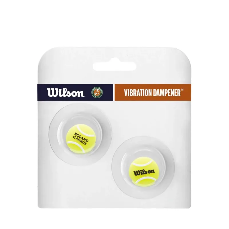 Autentický Vibrastop Wilson Tennis Ball 2 Pack Dampener Roland Garros Yellow/Black