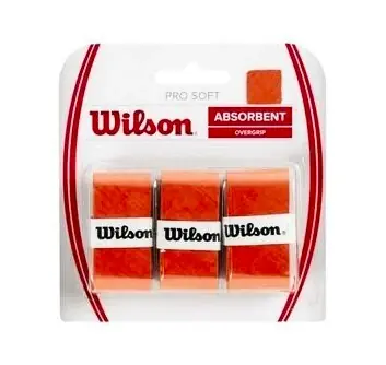 Výhodná Nabídka Vrchní omotávka Wilson Pro Soft Overgrip Orange (3 Pack)