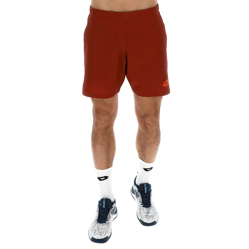 Aktuální Pánské šortky Lotto Tech IV D1 Short7 Red Ochre