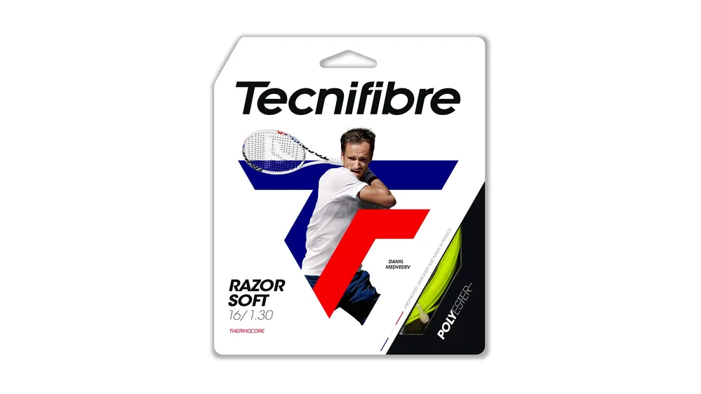 Tenisový výplet Tecnifibre Razor Code Soft Lime 12 m Rychlé Dodání