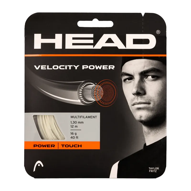 Tenisový výplet Head Velocity MLT Power Set Natural Nová Kolekce