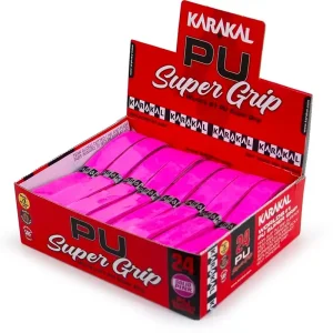 Bezpečná Platba Základní omotávka Karakal PU Super Grip Box 24 Pcs. Pink