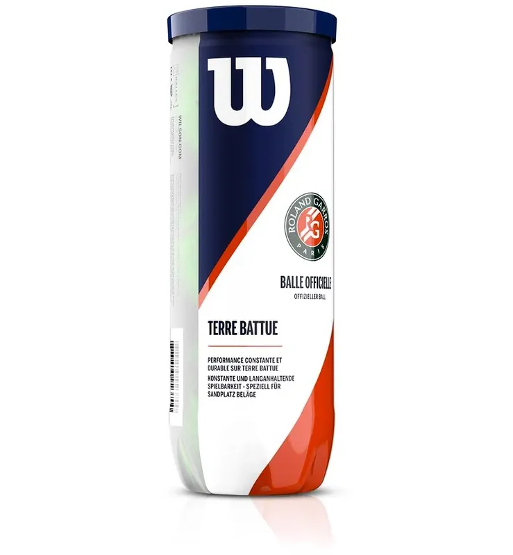 Poslední Šance Tenisové míče Wilson Roland Garros Clay (3 Pack)
