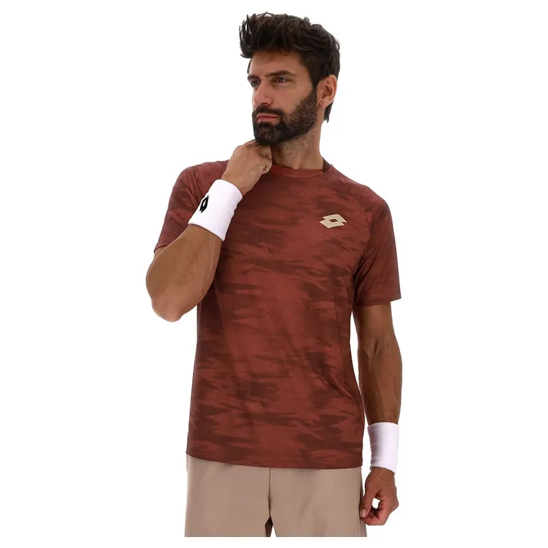Pánské tričko Lotto Tech VI - D2 Tee Marsala Red XL Vysoce Kvalitní