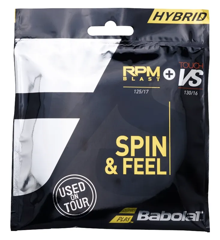 Expresní Doručení Tenisový výplet Babolat RPM Blast 1.25 + Babolat VS Touch 1.30 mm