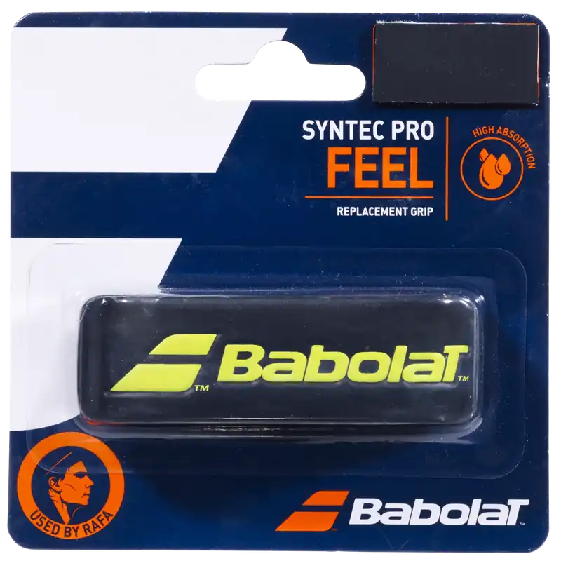 Základní omotávka Babolat Syntec Pro Black/Fluo Yellow Pouze Dnes