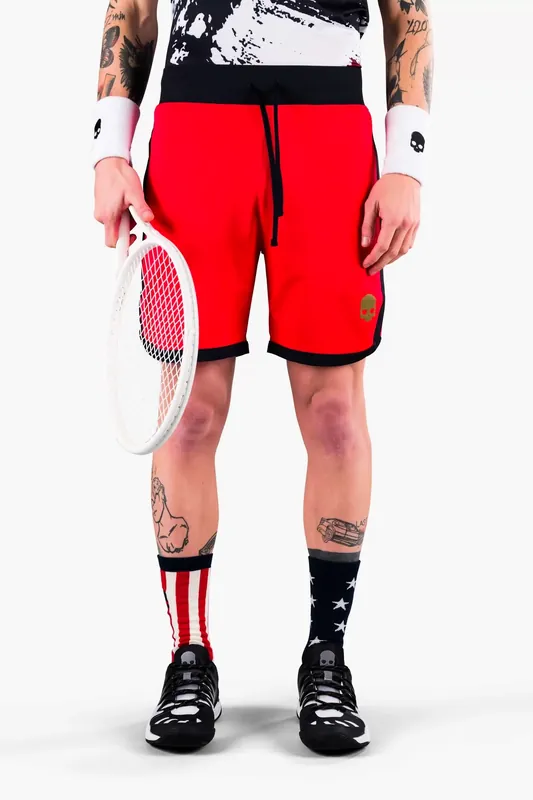 Pánské šortky Hydrogen Tech Shorts Red/Blue XXL Sezónní Sleva