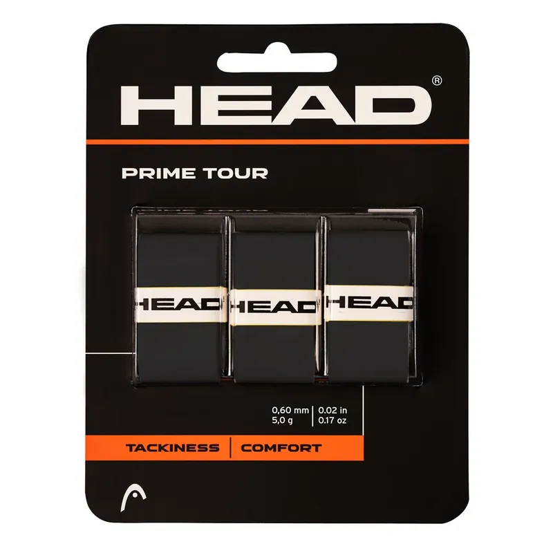 Vrchní omotávka Head Prime Tour 3x Black Odeslání Ihned