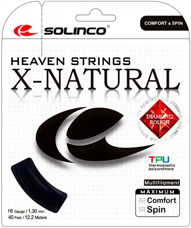 Tenisový výplet Solinco X-Natural (12 m) 1,20 mm Hit Sezóny