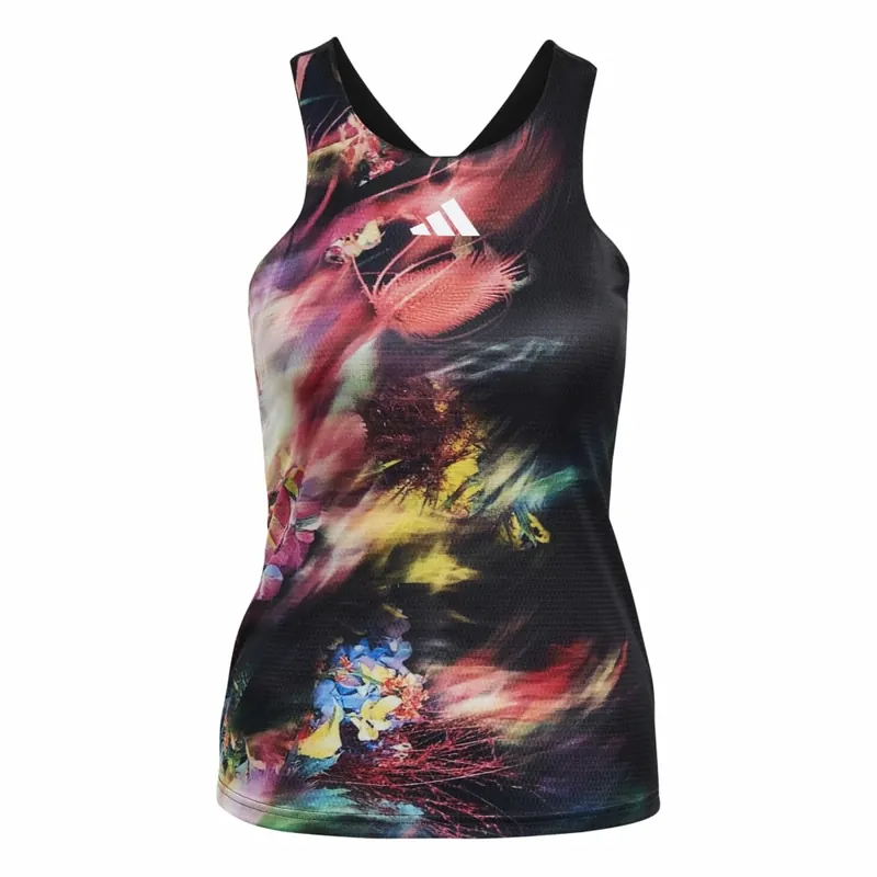 Dámské tílko adidas Melbourne Tennis Y-Tank Top Multicolor/Black S Ověřený
