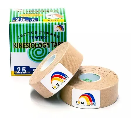 Tejpovací páska TEMTEX Kinesio Tape Classic 2x 2,5 cm × 5 m béžová Top Prodej