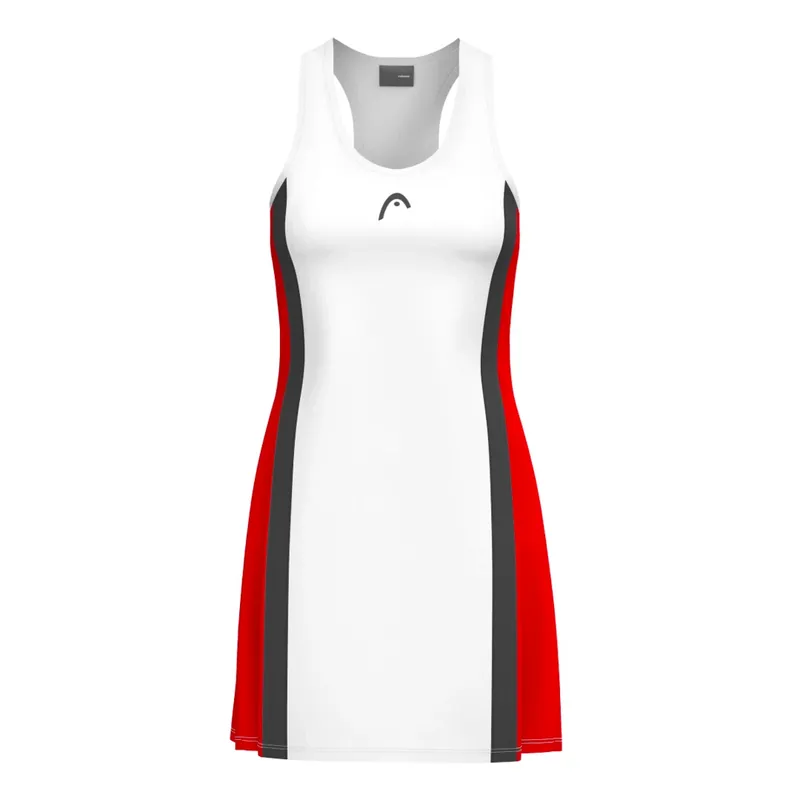 Autentický Dámské šaty Head CLUB 25 Dress Women Red/White