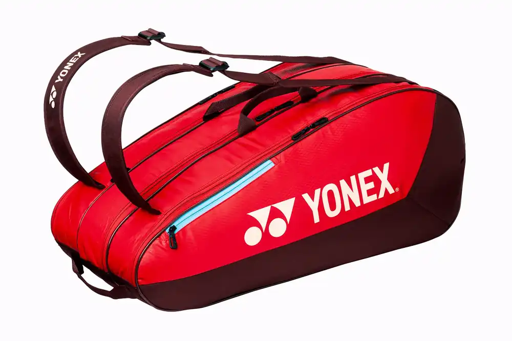 Autentický Taška na rakety Yonex Team Racquet Bag 9R 42529 Ruby Red