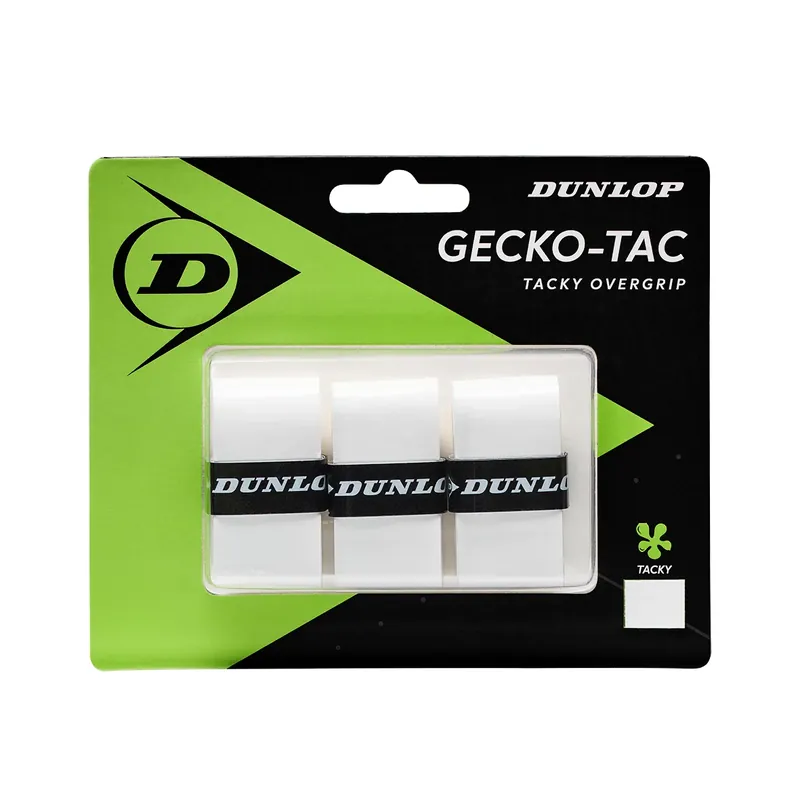 Vrchní omotávka Dunlop Gecko-Tac Overgrip White Poslední Šance