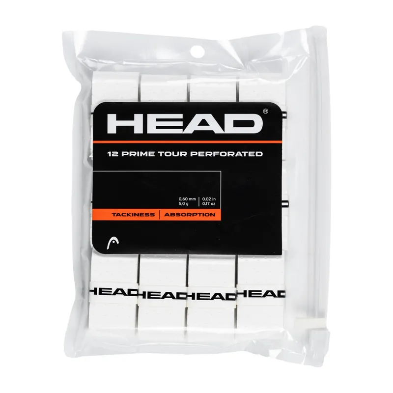 Nejprodávanější Vrchní omotávka Head Prime Tour Perforated 12 Pack White