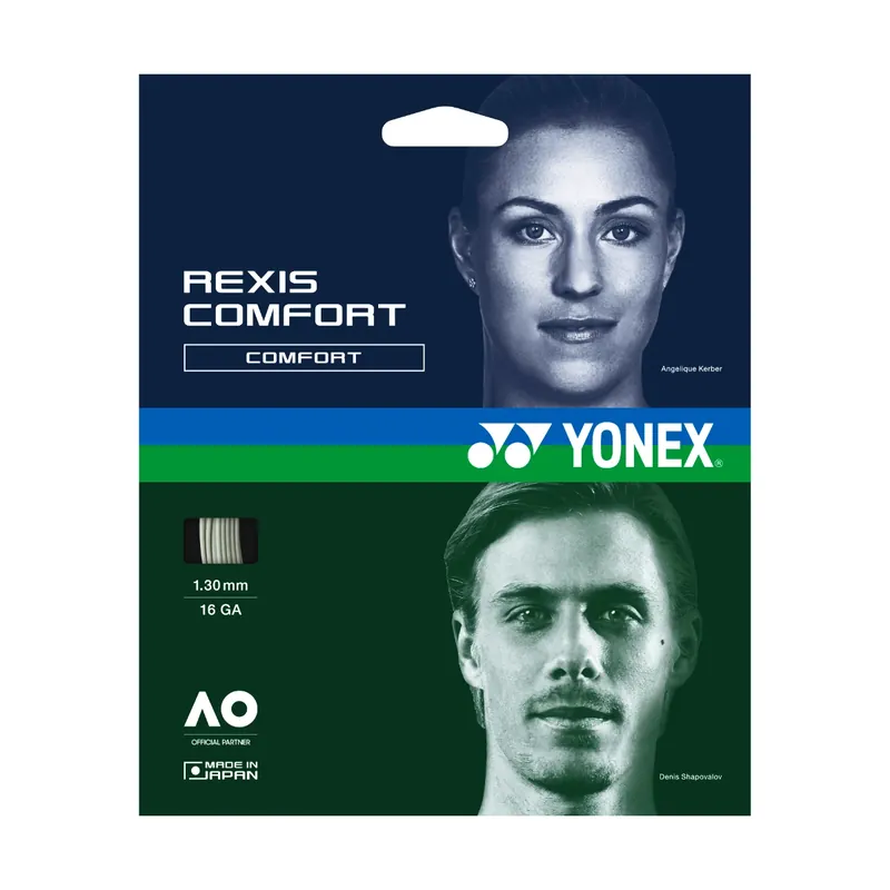 Tenisový výplet Yonex Rexis Comfort White Set (12 m) 1,30 mm Cenově Výhodný
