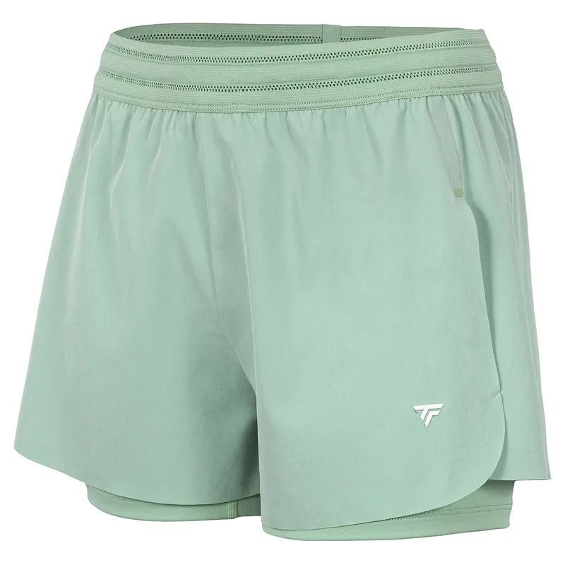 Dámské šortky Tecnifibre Team Stretch Short Sage W Jen Po Omezenou Doba