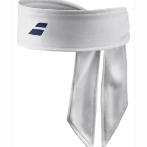 Akce Čelenka Babolat Tie Headband White/Sodalite Blue