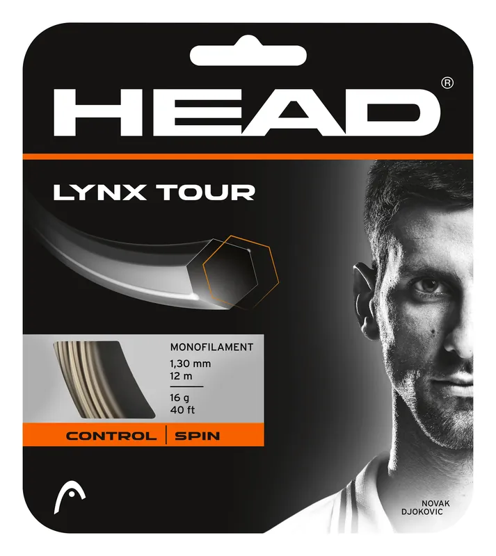 Aktuální Tenisový výplet Head Lynx Tour Black 1.25 mm Set