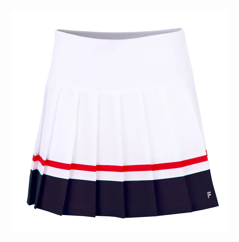 Dívčí sukně Fila Skort Sabine Girls White/Navy 164 cm Nejlepší Cena