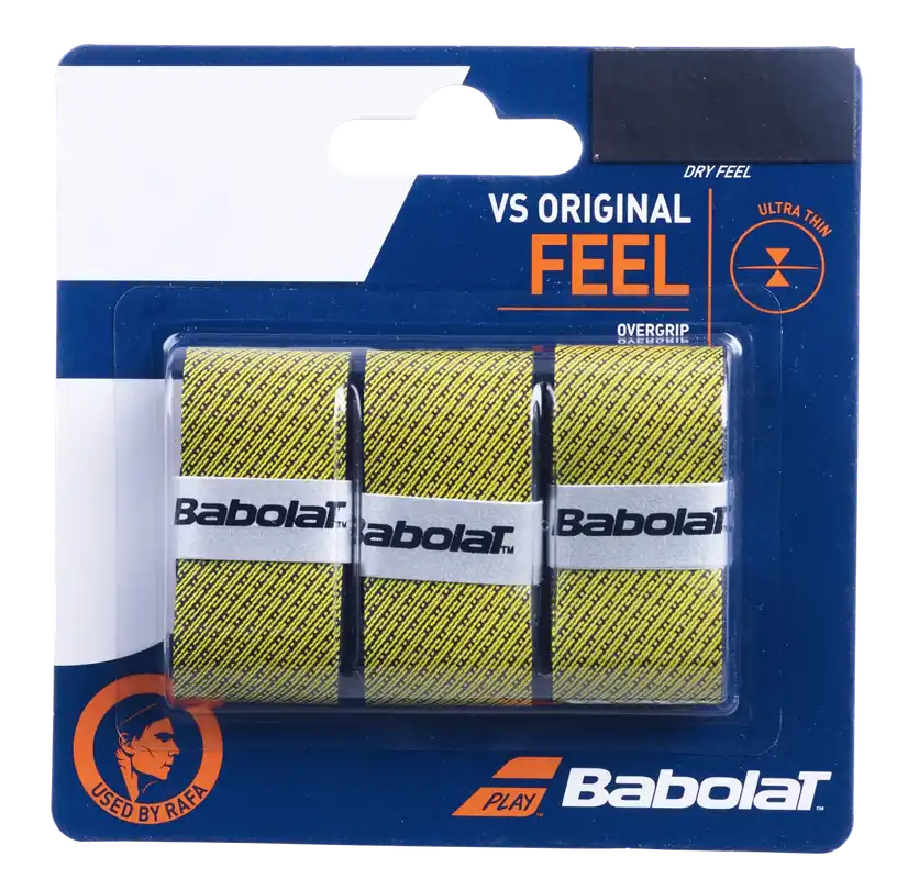 Vrchní omotávka Babolat VS Original X3 Black/Fluo Yellow Novinka