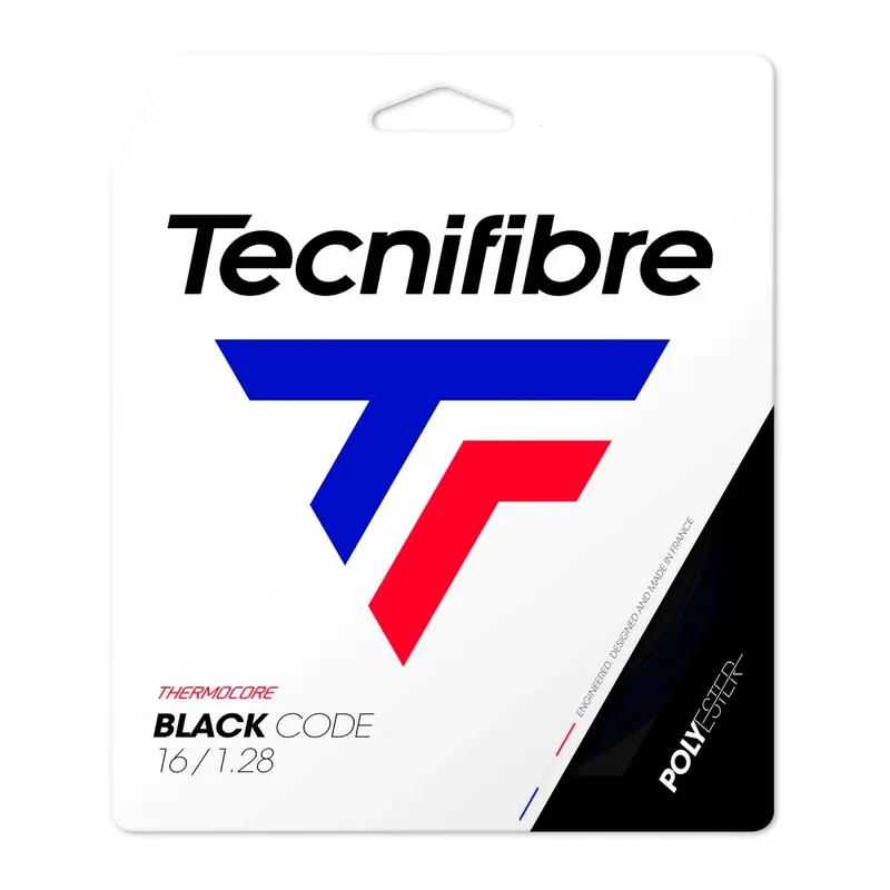 Tenisový výplet Tecnifibre Black Code 1,28 mm (12m) Nejprodávanější