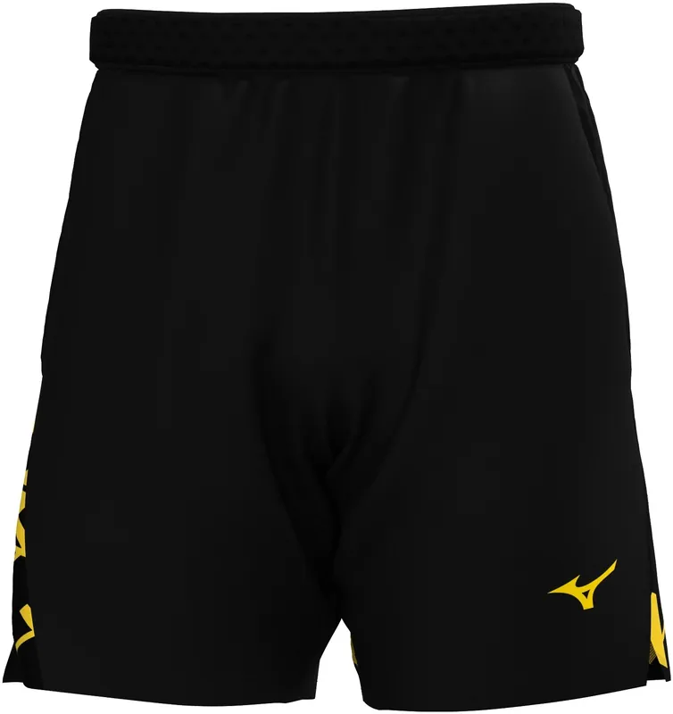 Pánské šortky Mizuno Daybreakers 8 Inches Amplify Short M Black Vibrant Yellow XXL Dokud Zásoby Vydrží