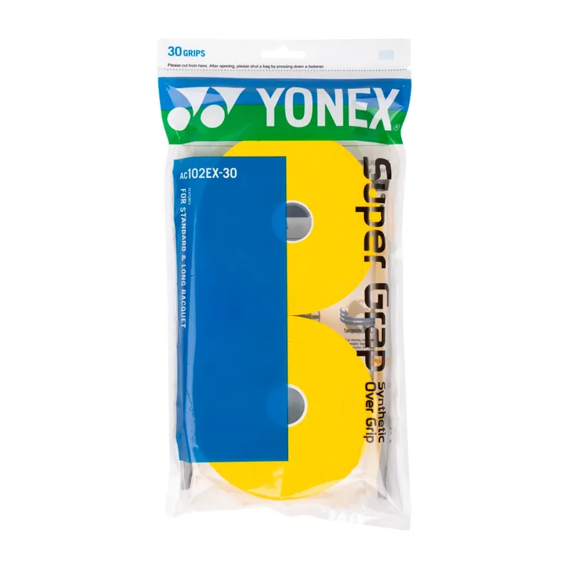 Vrchní omotávka Yonex Super Grap Yellow (30 Pack) Časově Omezené