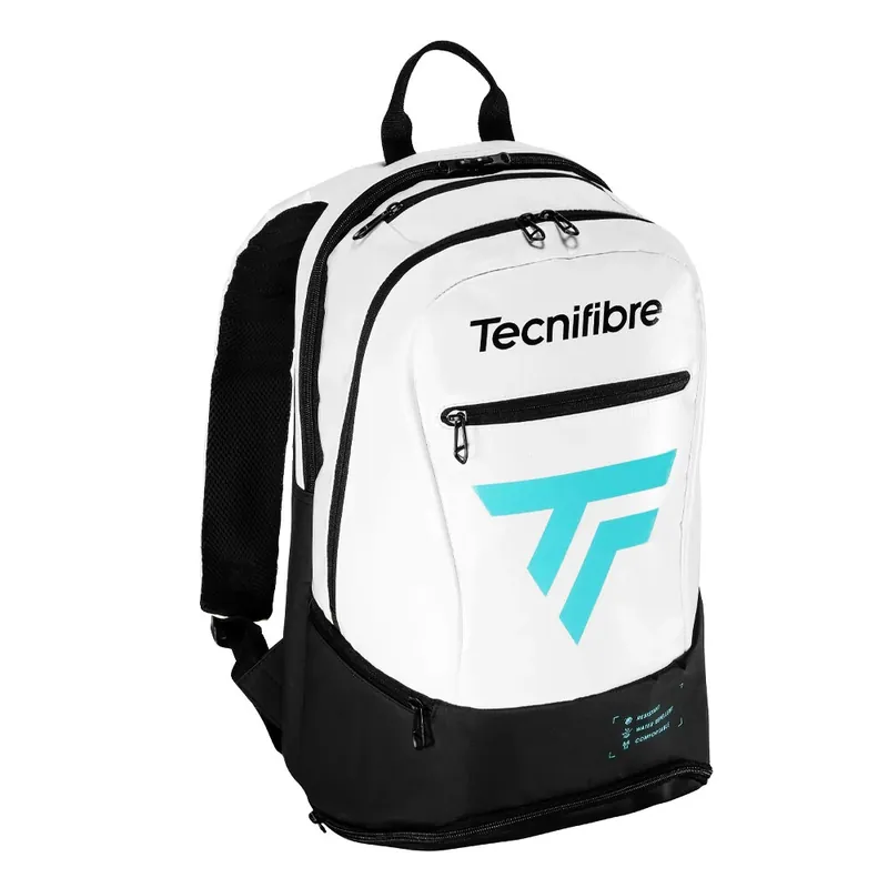 Sezónní Sleva Batoh na rakety Tecnifibre Tour Endurance White-Blue Backpack 2024