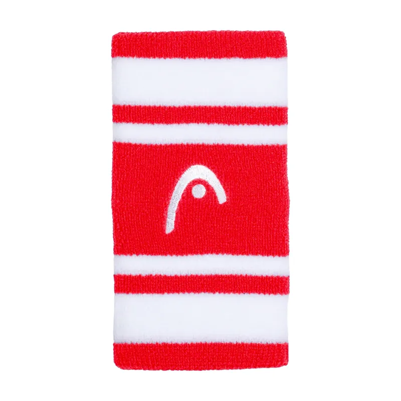 Levný Potítka Head Wristband Striped 5" Red/White