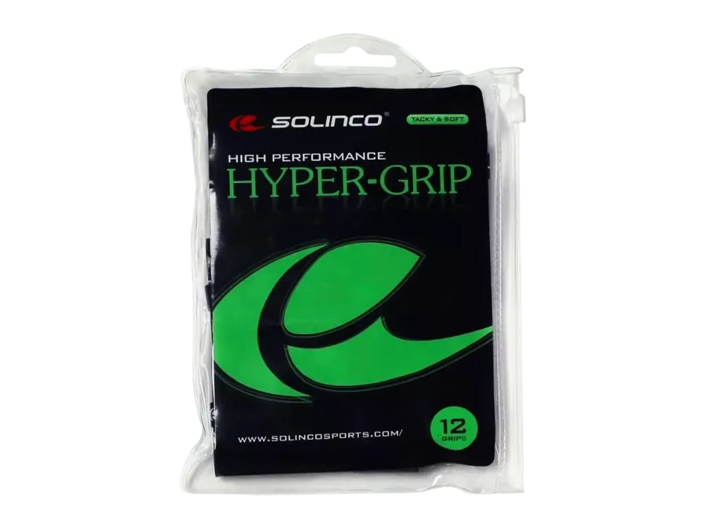 Ihned K Objednání Vrchní omotávka Solinco Hyper Grip 12 Pack White
