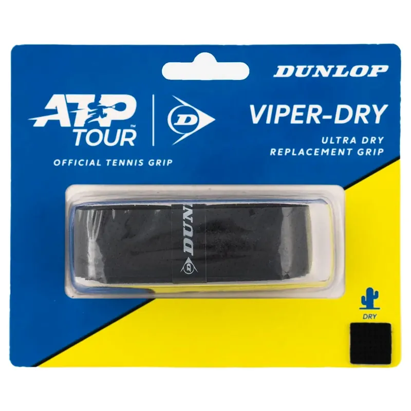 Vrácení Zdarma Základní omotávka Dunlop Viper Dry ATP Replacement Grip Black