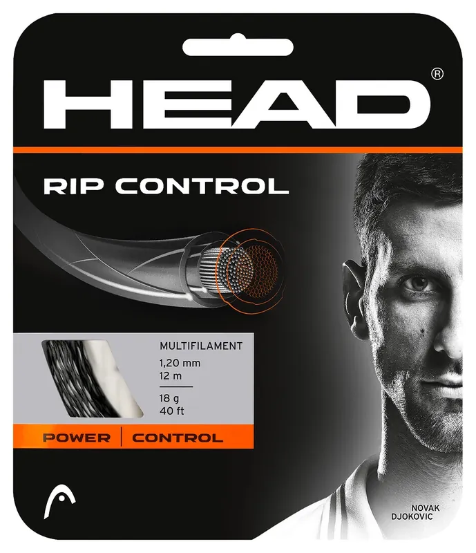 Sleva Tenisový výplet Head RIP Control Black 1.30 mm (12 m)