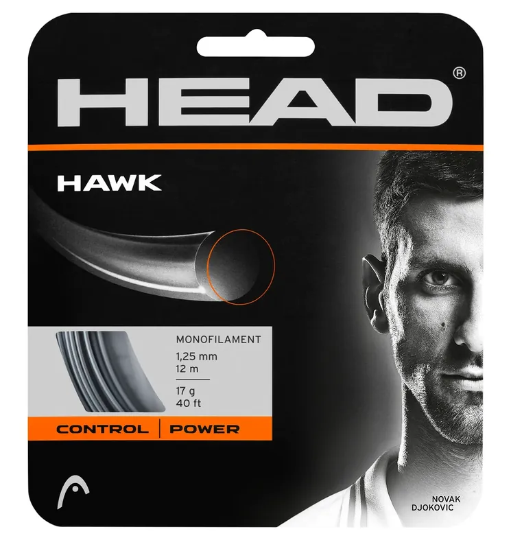 Tenisový výplet Head Hawk Grey 1.20 mm (12 m) Cenový Hit