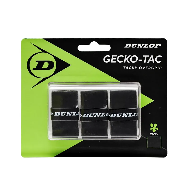 Cenově Výhodný Vrchní omotávka Dunlop Gecko-Tac Overgrip Black