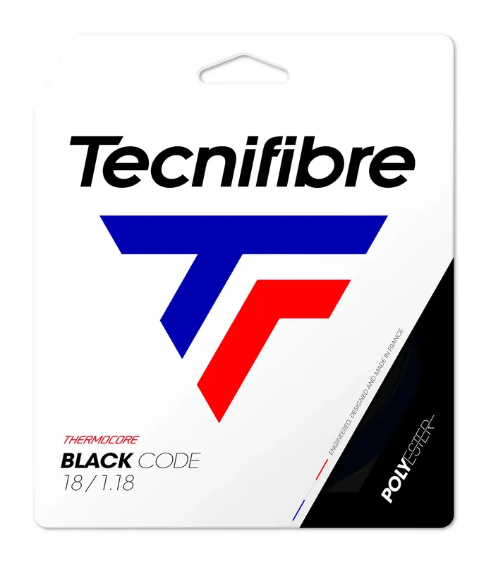 Tenisový výplet Tecnifibre Black Code 1,18 mm (12m) Sezónní Sleva